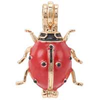 Ladybug Necklace  Locket