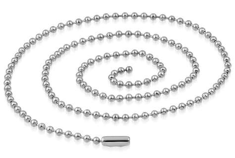 Stainless Steel Ball Chain 23 inch 1.5mm