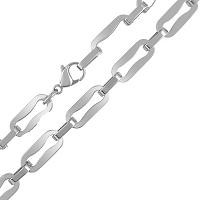 Stainless Steel Geometric Fancy Link Chain