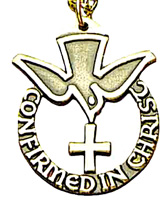 Confirmed in Christ with Dove Pendant