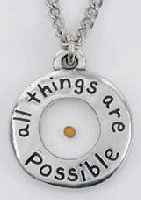 Necklace - Mustard Seed All things Are Possible