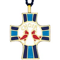 Choir Members Singers Cross Necklace