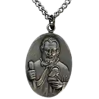 St. Jude Pewter Necklace 