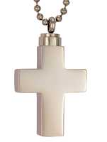 Large Cross Cremation Urn Necklace Jewelry