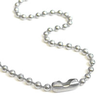 36 inch Nickel Plated Ball Chain