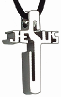 Jesus Cross Necklace Stainless Steel