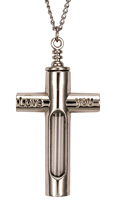 Memorial Ashes Love You Cross Necklace