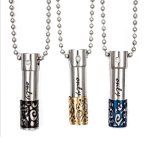 Memorial Ashes Pendant Only Love Jewelry Black Accent