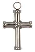 Cross Urn Necklace Stainless Steel Jewelry