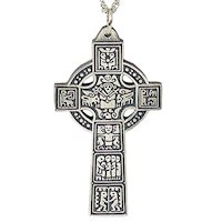 High Celtic Cross of Ireland Necklace Pendant