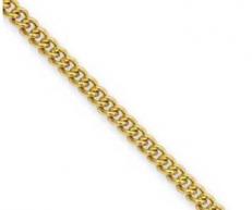 Gold Curb Chain Stainless Steel 2.4mm wide