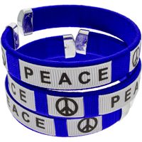 Peace Silicone Bracelets Wrap