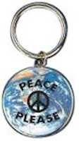 Peace Please Keychain