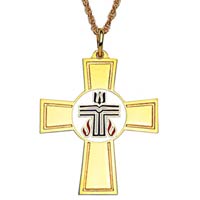 Presbyterian Cross Necklace Gold