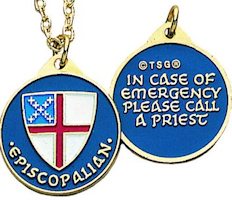 Episcopal Identifier Necklace Gold Plated