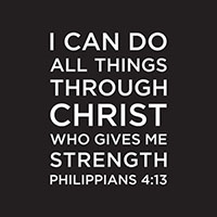 I Can Do All Things Through Christ Napkin (Pkg of 20)