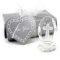 Crystal Cross Standing Wedding Favor