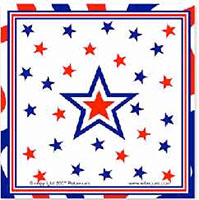 Patriotic Napkins, 4th of July Party Supplies (Pkg of 40)