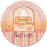 Baptism Paper Plates Psalm 127