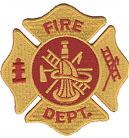 Fire Department Logo Embroidered Patch