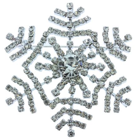 snowflake brooch