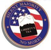 Silent Majority No More Libertys Tea Pin