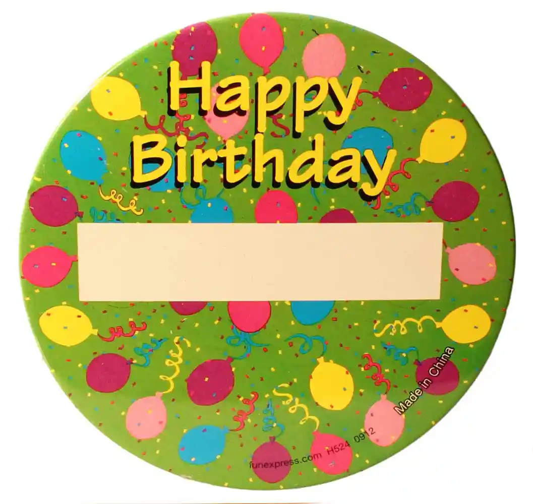 Personalized Birthday Pins - Happy Birthday Buttons