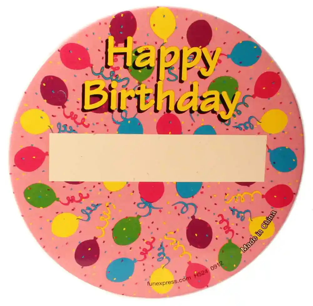 Personalized Birthday Pins - Happy Birthday Buttons