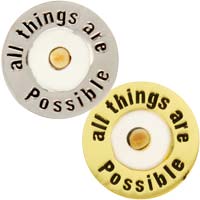 All Things Are Possible Mustard Seed Pin