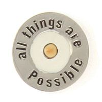 All Things Are Possible Mustard Seed Pin, Silver or Gold