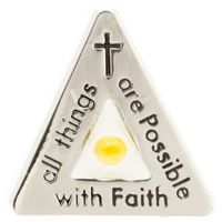 With Faith All Things Are Possible Faith Mustard Seed Pin