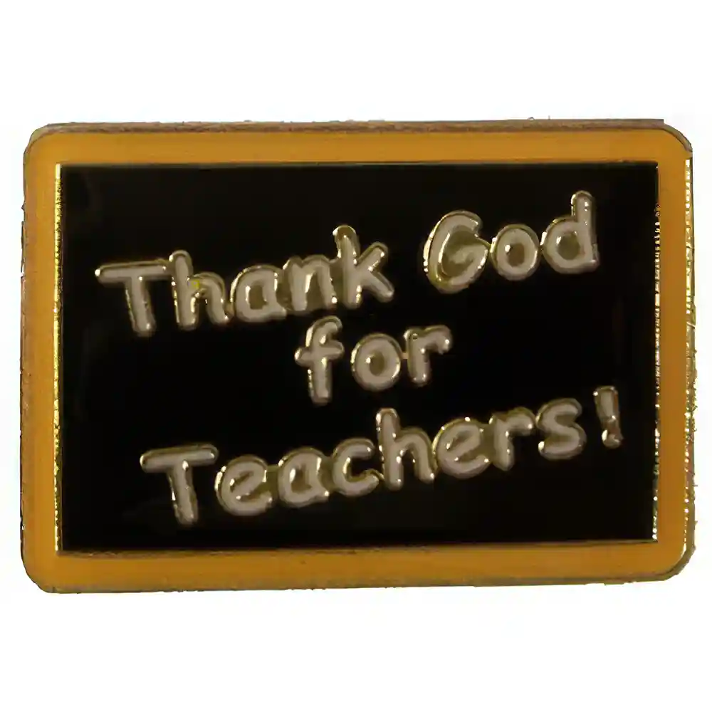 Thank God for Teachers Lapel Pin