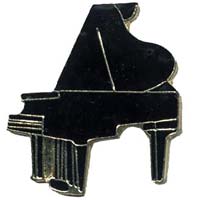 Grand Piano Lapel Pins