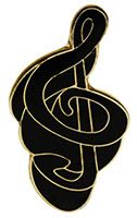 Music Treble Clef Pin Music 