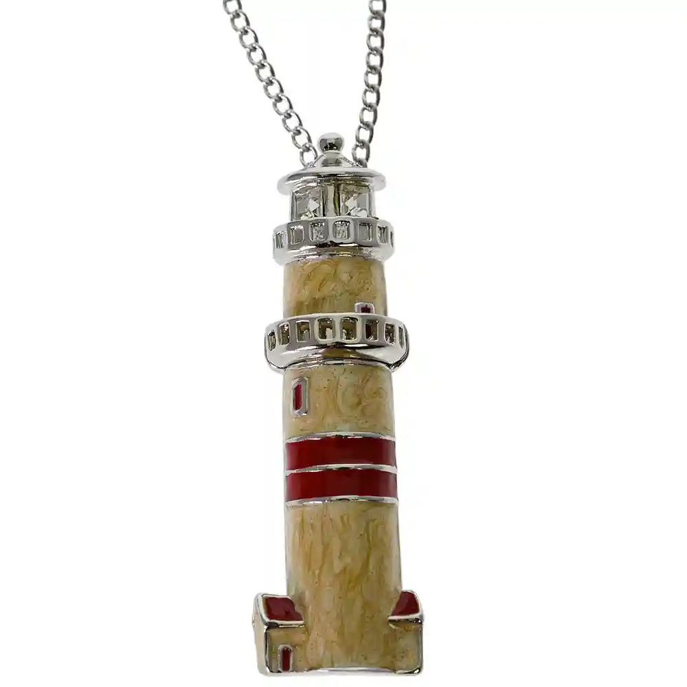 Boston Lighthouse Pin or Necklace Pendant
