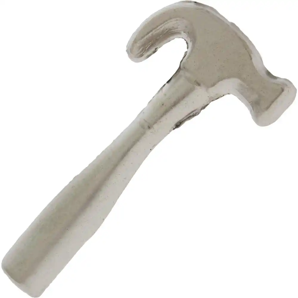 Building Hammer Lapel Pin in Silver - Front