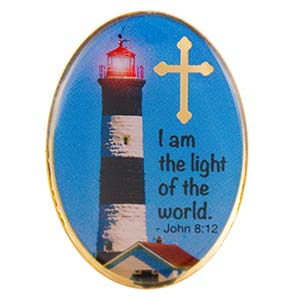 Lighthouse Lapel Pin Jesus is the Light