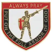Always Pray - Put On The Full Armor of God Pin