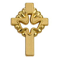 Confirmation Pin with Holy Spirit Dove Cutout