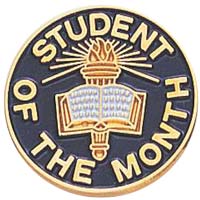 School Student of Month Pins