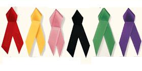 Cloth Ribbons for Lapel Pins (Pkg of 25)