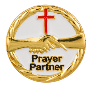 Prayer Partner Pin Gold