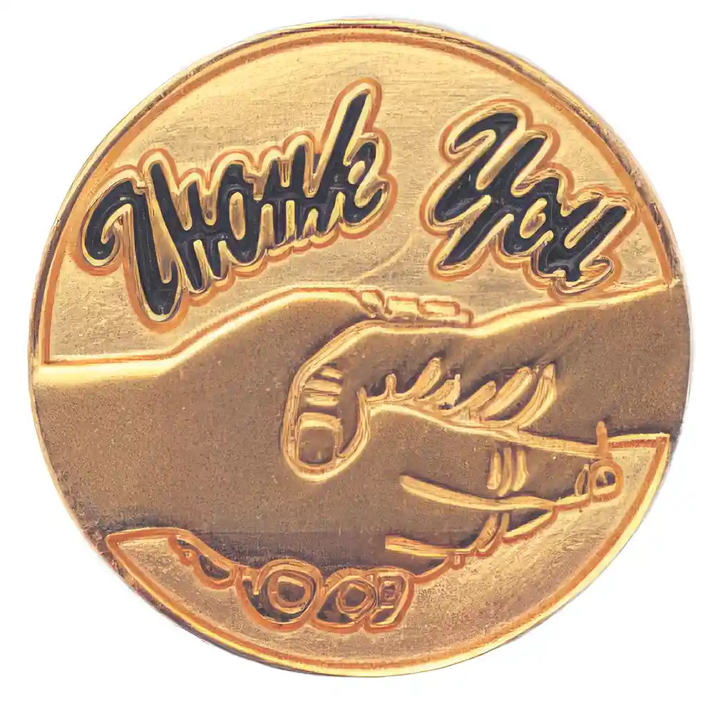 Thank You Handshake Lapel Pin