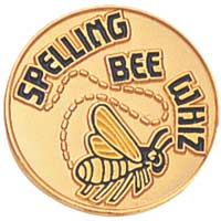 School Spelling Bee Pin