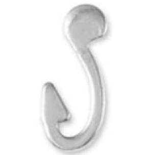 Sterling Gifts Fisher of Men Pin, Fish Hook Pin Gold
