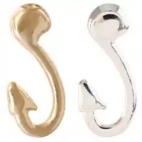 Fish Hook Pin - Fishers of Men Pin in Gold or Silver