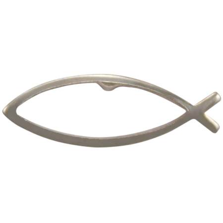 Outline Fish Pin Gold or Silver