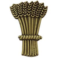 Harvest Wheat Lapel Pin Gold