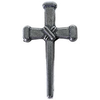 Nail Cross Lapel Pin - Easter Cross Pin