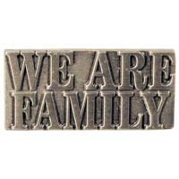 We Are Family Pin Pewter